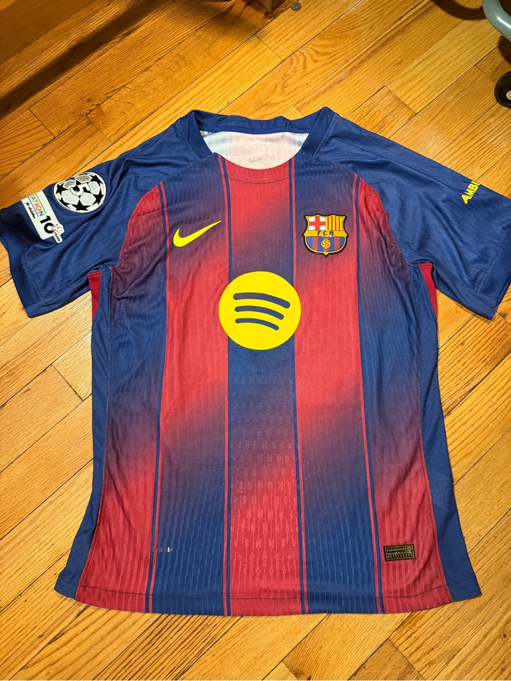 FC Barcelona mens Red & Blue Soccer Jersey player version